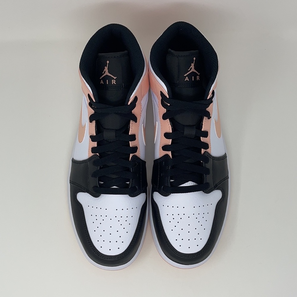 Nike Air Jordan Retro I Mid Arctic Orange Crimson - Picture 4 of 8